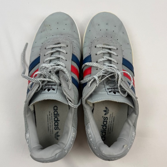 Adidas Munchen Prost Oktoberfest Grey Navy Red Sneakers Men Size 10 BY9805